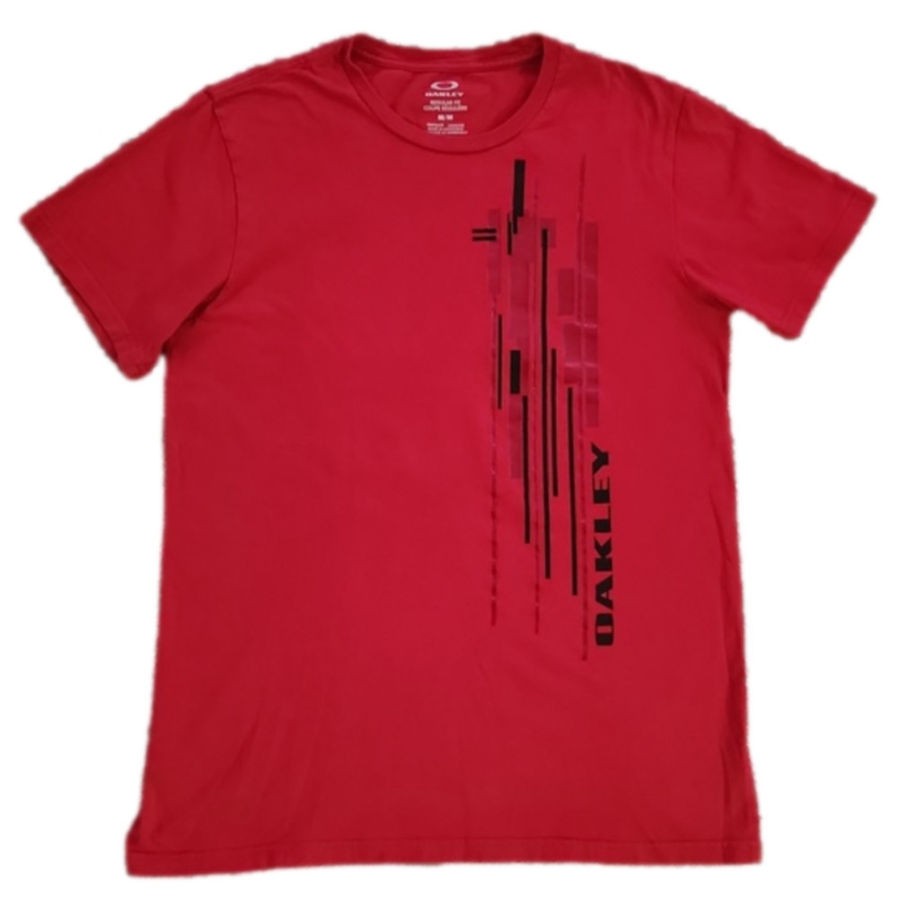 3/$20 Oakley Red & Black Regular Fit T-shirt